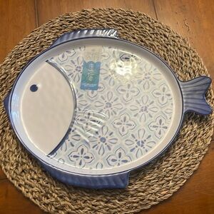 Sigrid Olsen Blue and White Serveware Plates